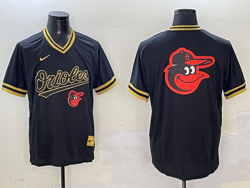 Men Baltimore Orioles Blank Black Gold Game 2025 Nike MLB Jersey style 9